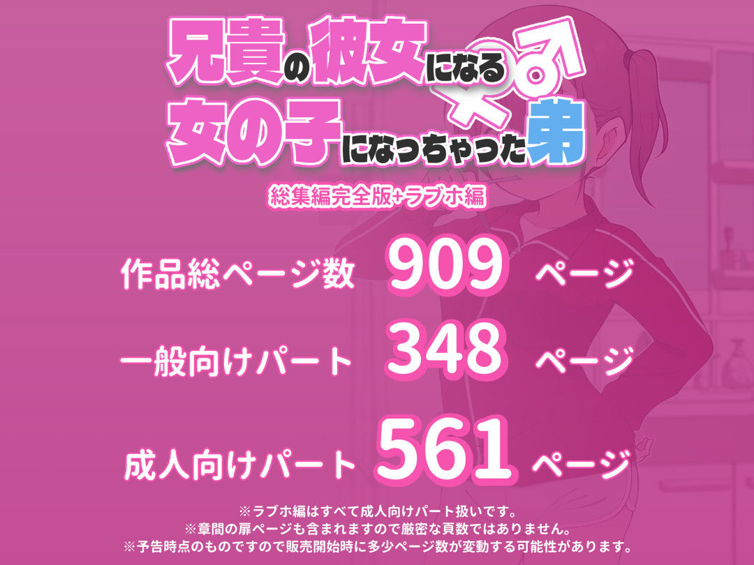 兄貴の彼女になる女の子になっちゃった弟 総集編完全版のイメージCG