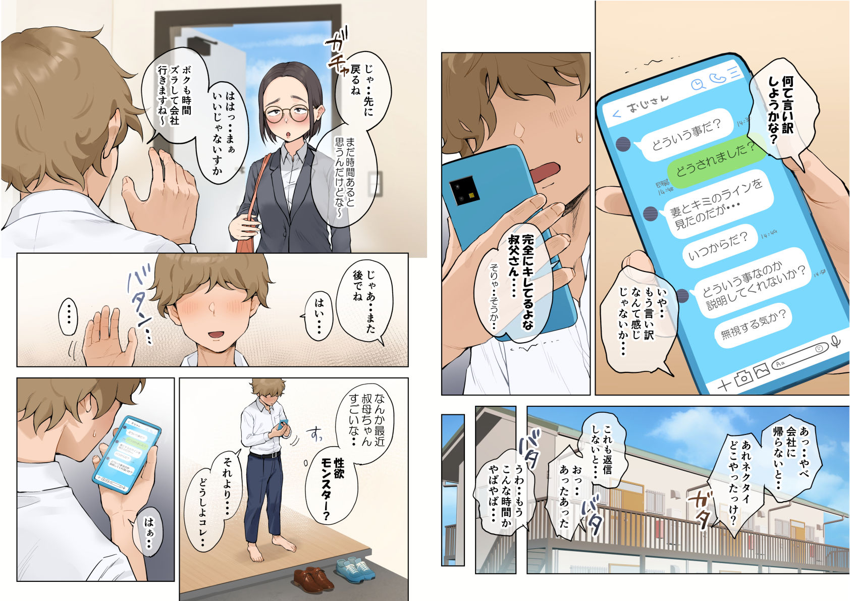 熟女の叔母さんにカワイイを連呼しちゃうヤバい甥っ子の話2.5のイメージCG