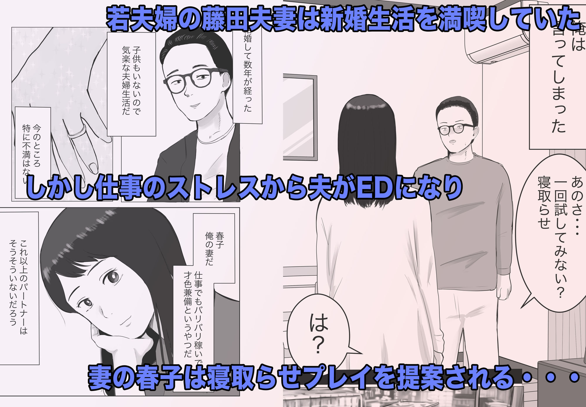 寝取らせ、ご検討ください 総集編のイメージCG